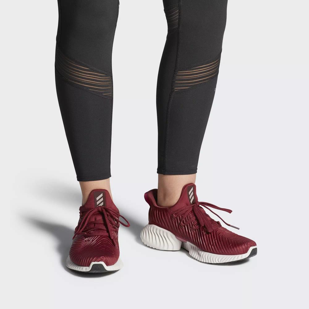 Adidas Alphabounce Instinct Tenis Para Correr Rojos Para Mujer (MX-70382)